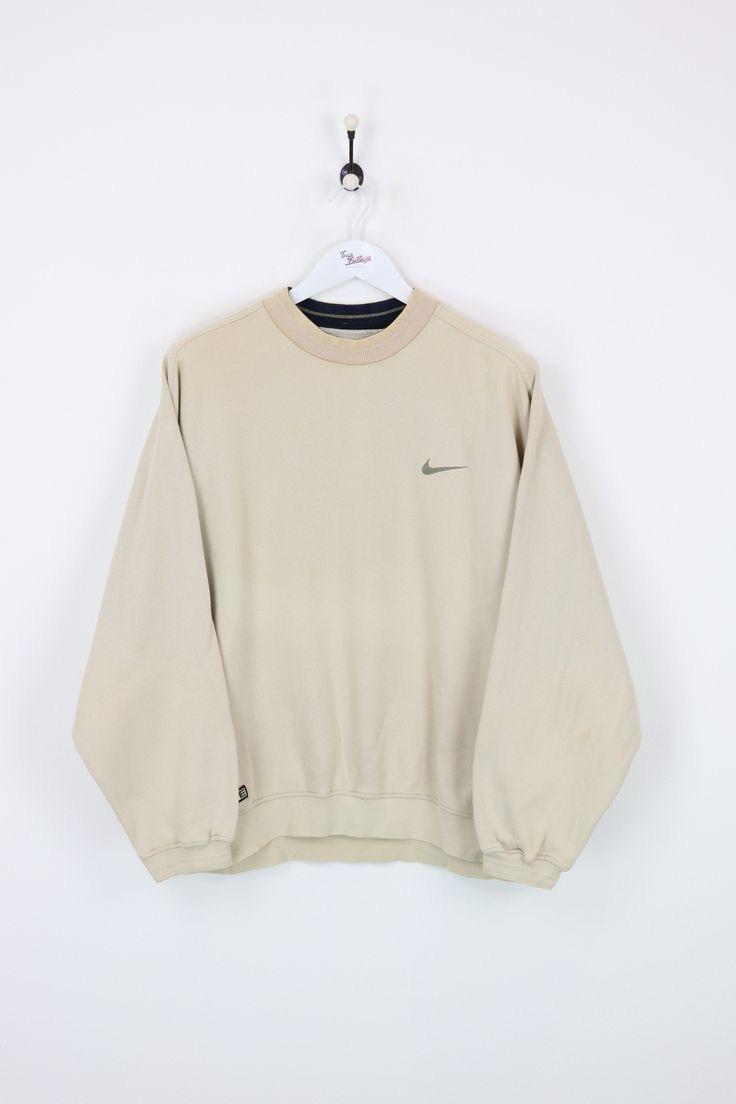 Nike Beige Crewneck Sweatshirt (Unisex)